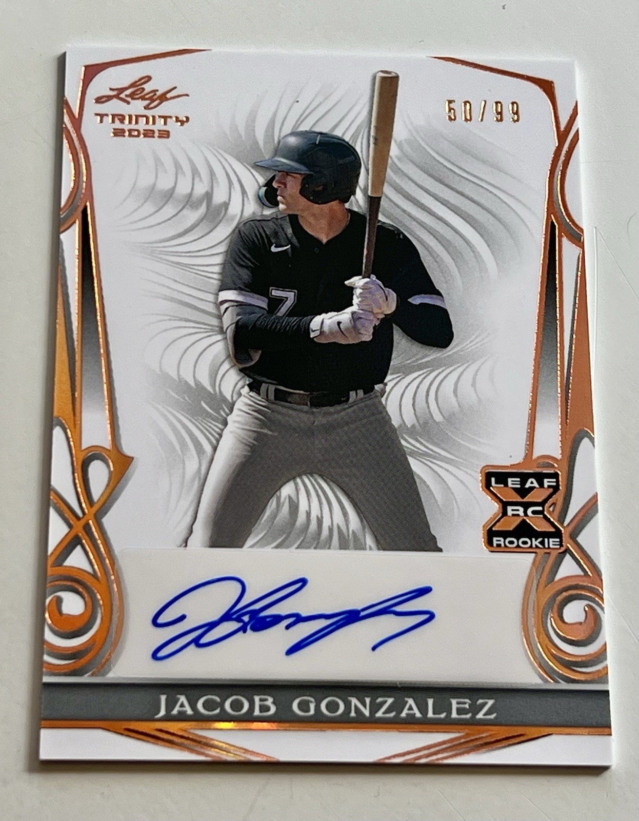 2023 Leaf Trinity Bronze Nick Kurtz 直筆サイン 22/99 Auto MLB 大