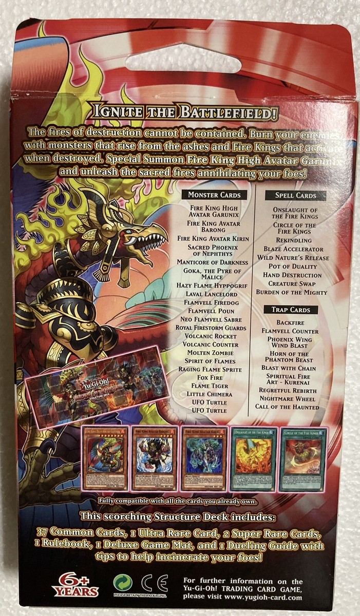 yugioh Onslaught of the Fire Kings Structure Deck English 1st Ed