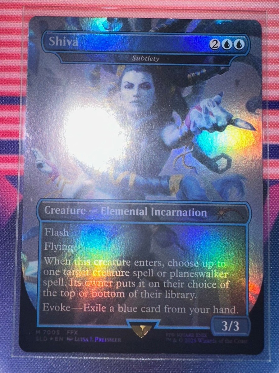 MTG 緻密/Subtlety シヴァ Secret Lair foil MTG 緻密/Subtlety シヴァ