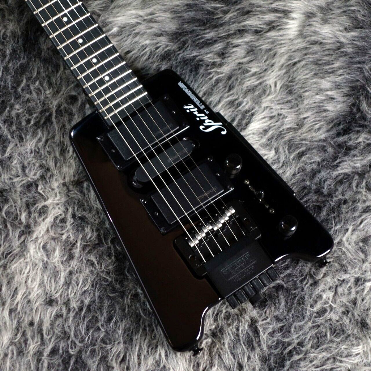 STEINBERGER Spirit GT-PRO Deluxe Black Headless Electric Guitar