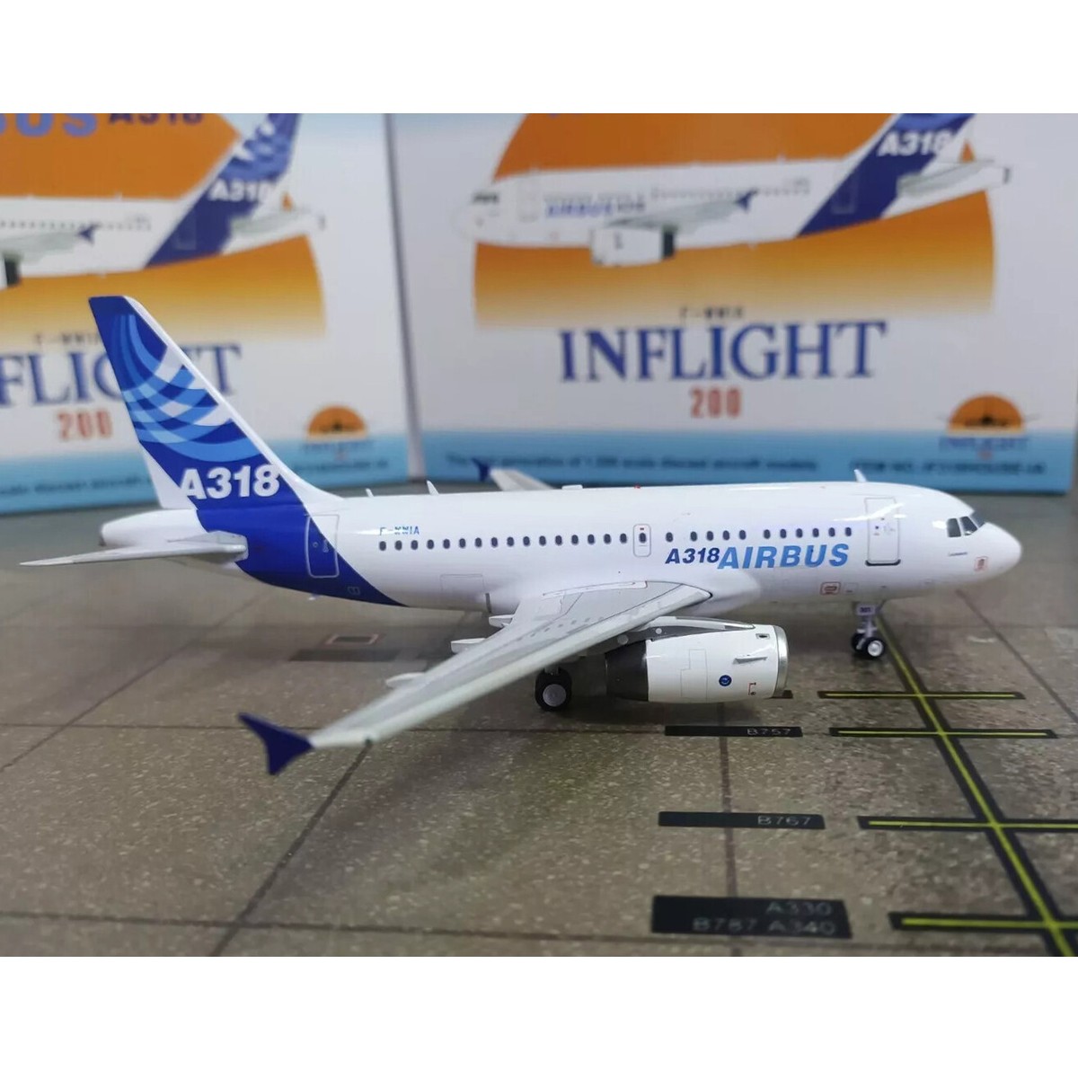 INFLIGHT 1/200 Airbus A318 original paint Airbus F-WWIA Finished