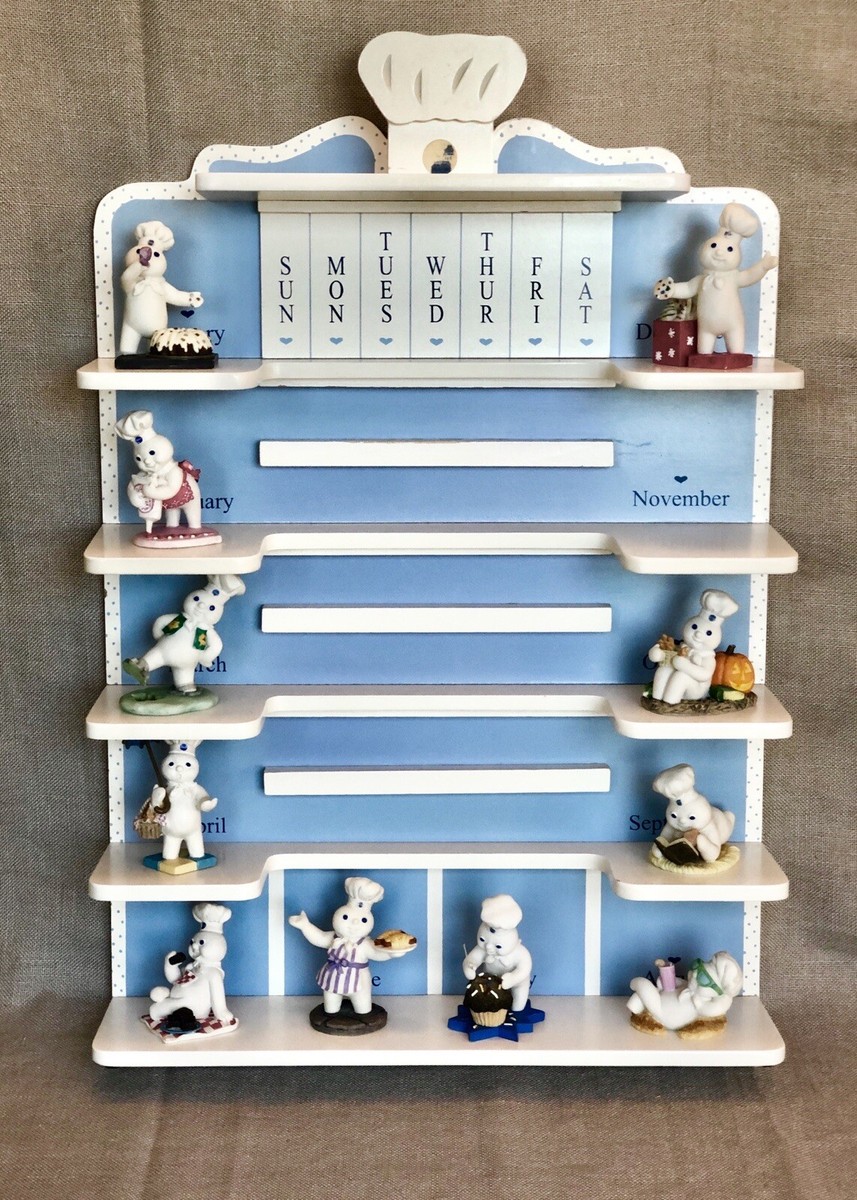 Pillsbury Doughboy Danbury Mint 1997 Calendar with 11 Figures | eBay