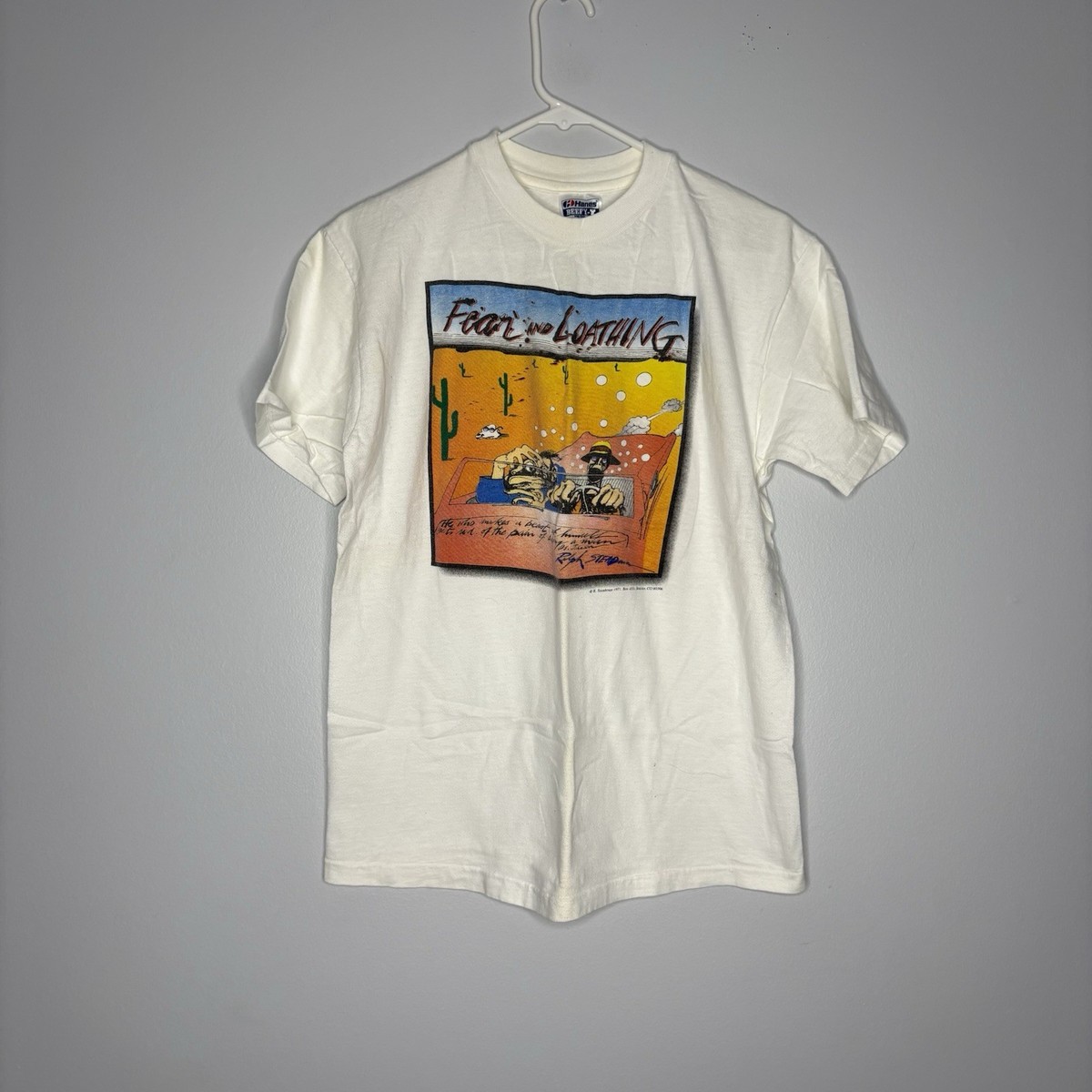 Vintage Fear and Loathing Las Vegas T Shirt Hunter S Thompson