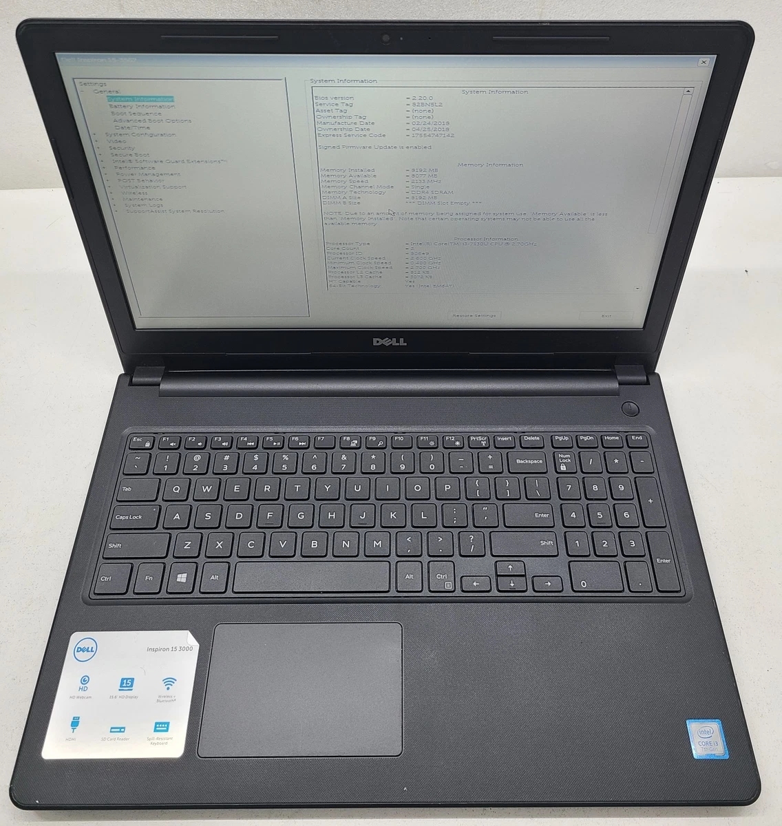 Intel Core i3 7th Gen. HDD (Hard Disk Drive) PC Laptops & Netbooks