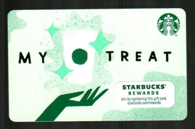 STARBUCKS My Treat ( 2019 ) Gift Card ( $0 ) V1 | eBay