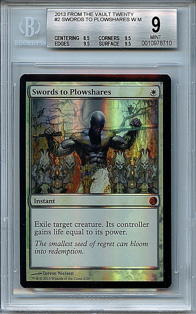 剣を鍬に FF mtg foil Swords to Plowshares Final Fantasy Commander