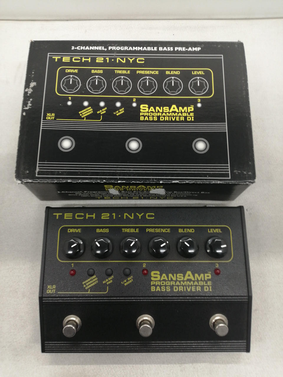 Tech 21 SansAmp Bass D DI サンズアンプ初期型 TECH21 SANSAMP BASS D