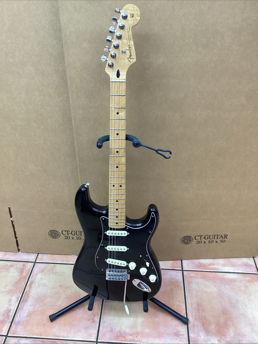 2006 Fender Mexican Stratocaster Black Maple Electric Guitar | eBay