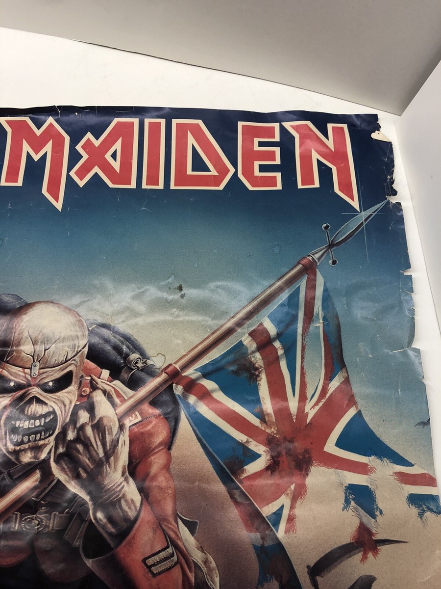 Iron Maiden The Trooper Vintage Original Poster 80's Metal Rock
