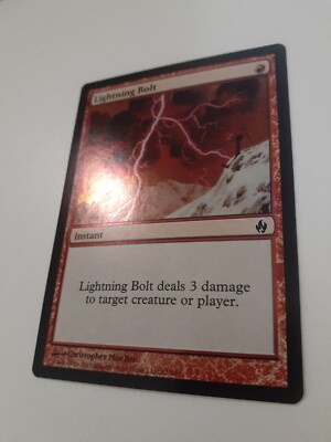 MTG Bling - Foil - Lightning Bolt - Premium Deck Series Fire