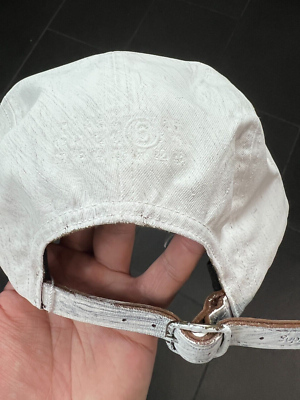 Supreme MM6 Margiela Maison Margiela Painted Camp Cap White IN