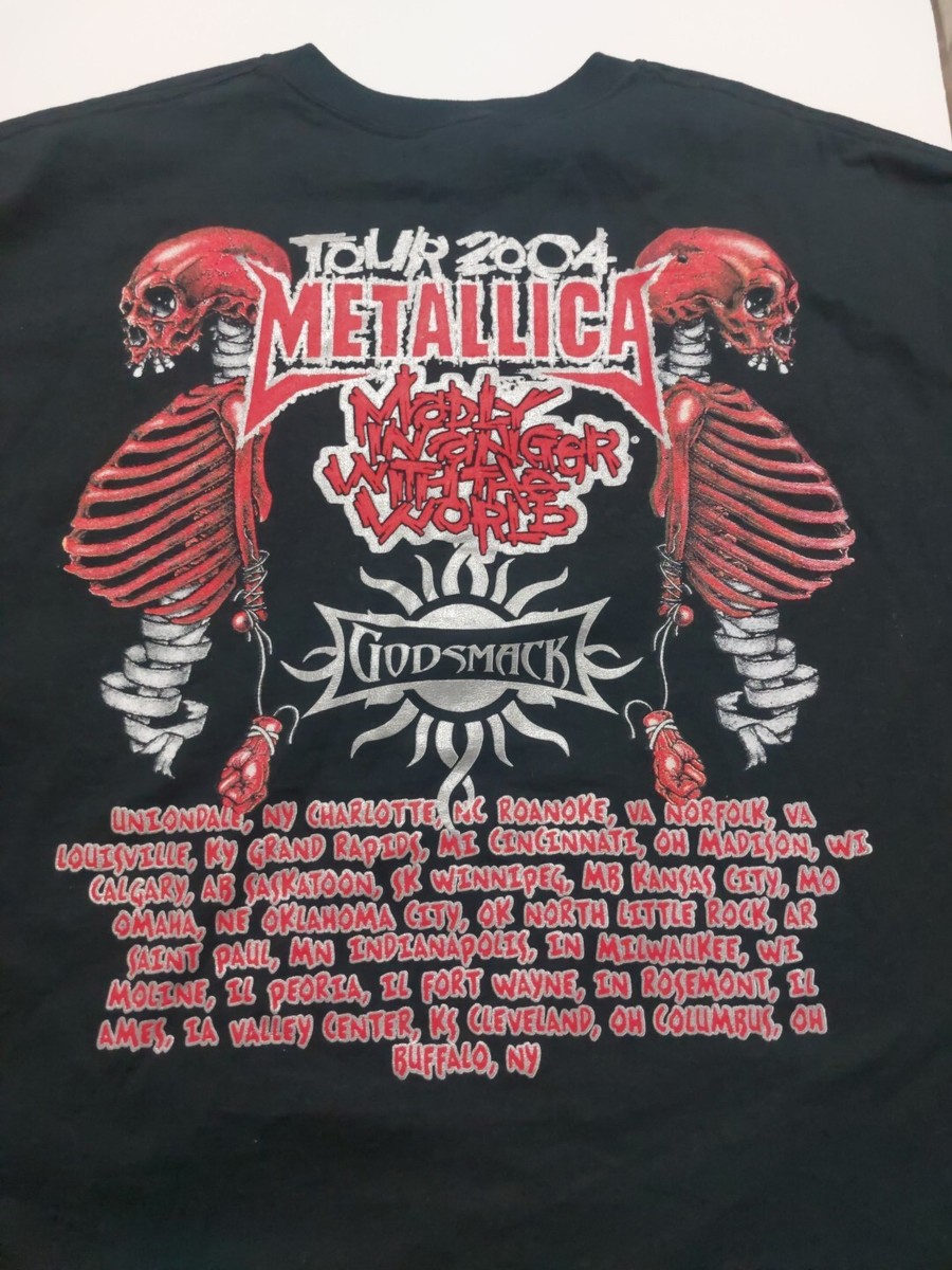 LLICA St Anger ツアーTシャツ Godsmack XL LLICA St Anger ツアーT