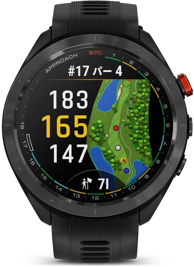 Garmin Approach S70 Premium Golf GPS Smart Watch Black 47mm japan