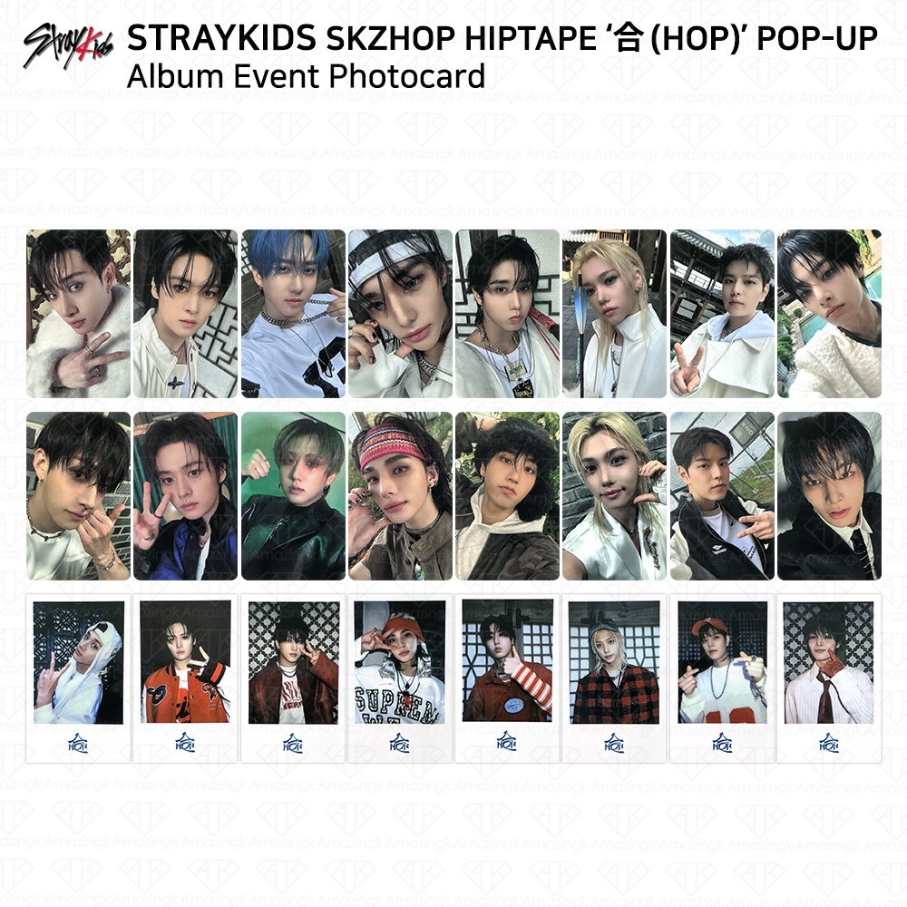 Stray Kids リアルタッチフォトカード ハン hop popup Stray Kids