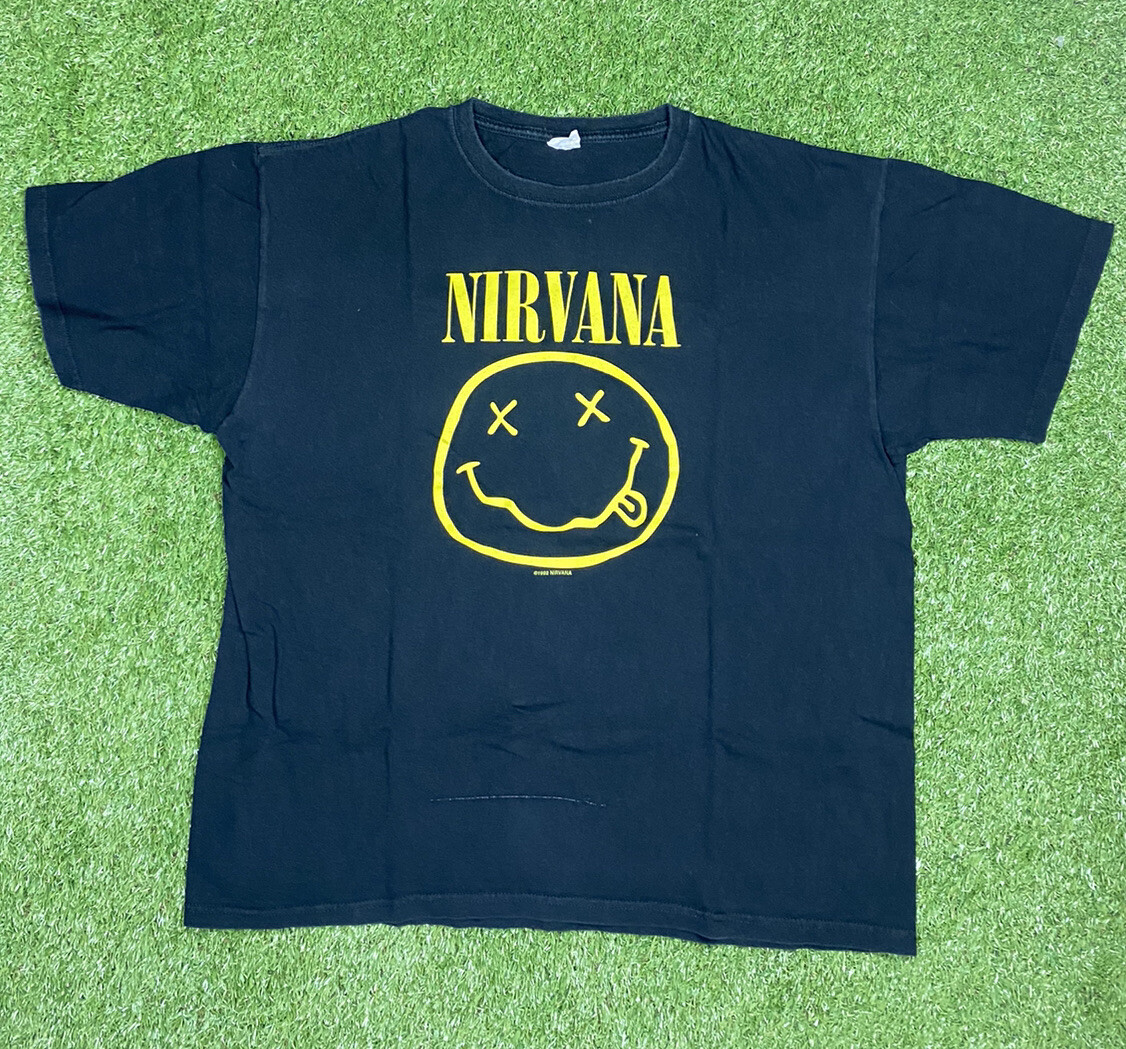 Vintage Nirvana smile Anvil XL Y2K Vintage Y2K Nirvana Smile by
