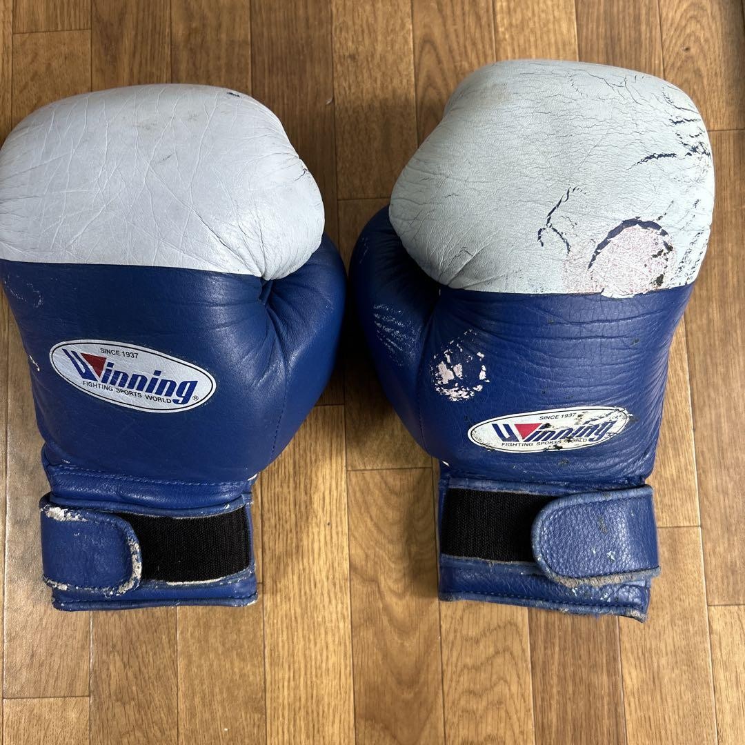 Winning ボクシンググローブ 12 oz 青 2011年 J.A.B.F. ウイニング