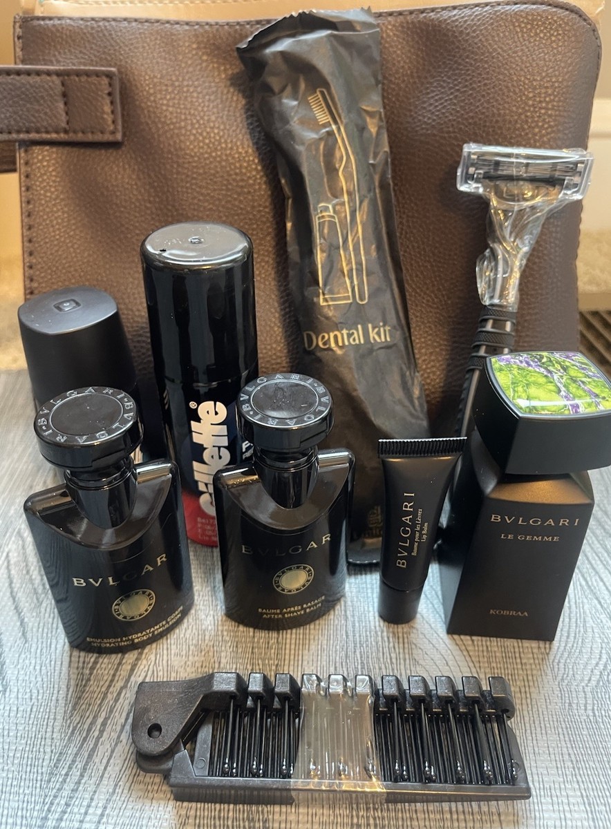 Emirates Airlines Bvlgari Men's First Class Amenity Kit 2025