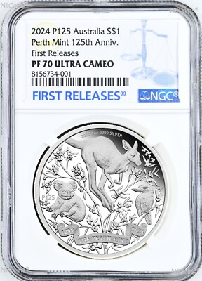 レア PERTH MINT 125周年 ベースメタル貨 THE PERTH MINT'S 125TH
