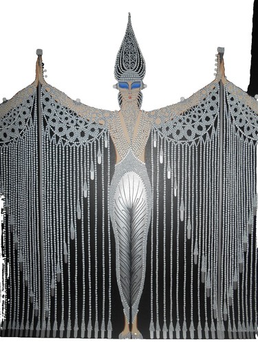 Erte Ebony and White vintage print professionally custom framed | eBay