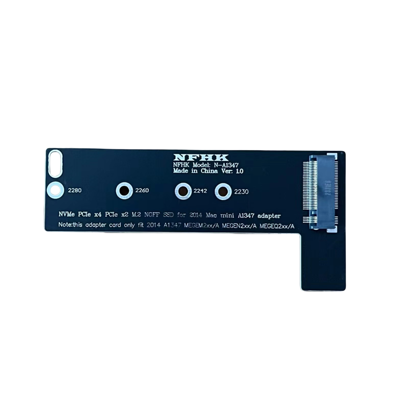 M key NVMe M.2 SSD to For apple Mac Mini 2014 A1347 MEGEN2 MEGEM2