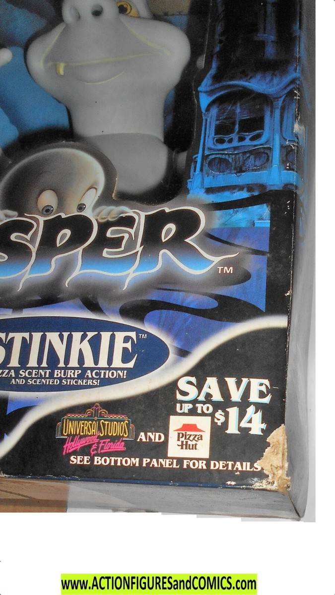 10 inch CASPER the friendly ghost STINKIE Pizza scent burp action