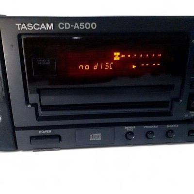 TASCAM CD-A500 CD Cassette Player Rackmount CD Player/Cassette
