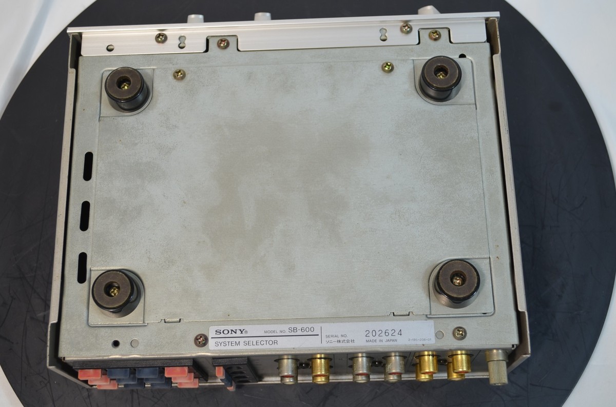 SONY SB-600 Audio Selector – 3-Way Line Input Switch Box – Japan