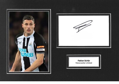直筆サイン入り写真 ファビアン・シェアニューカッスル・ユナイテッド