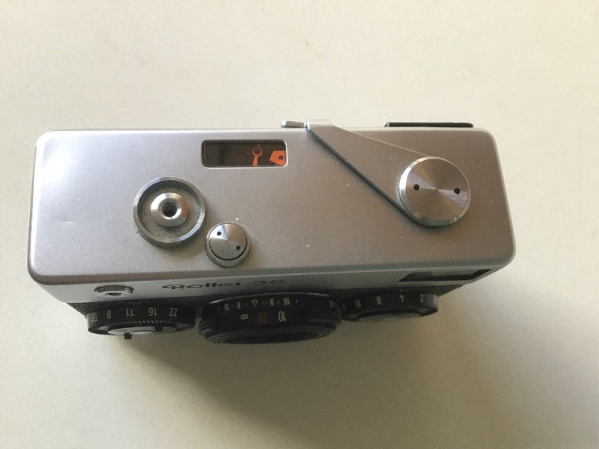 VINTAGE ROLLEI 35 HONEYWELL SILVER 35 MM CAMERA TESSAR 1:3.5 F=40