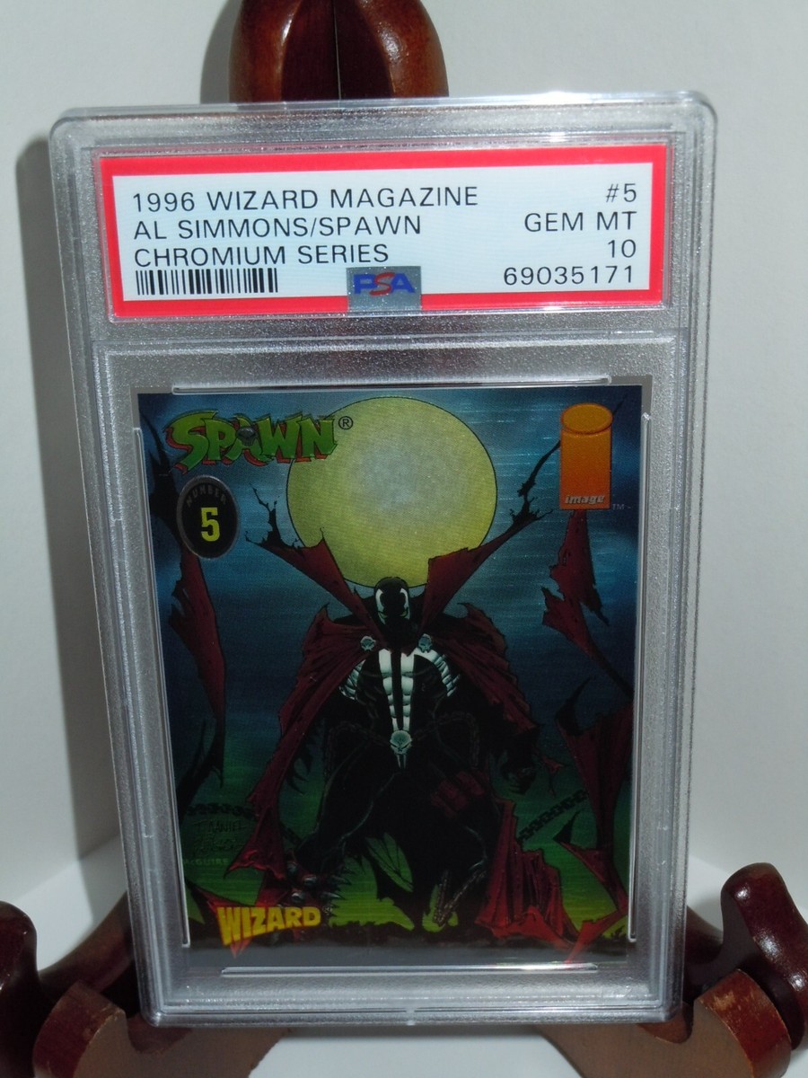 PSA 10 Wizard Magazine Chromium #5 Al Simmons/Spawn 1996 GEM MINT