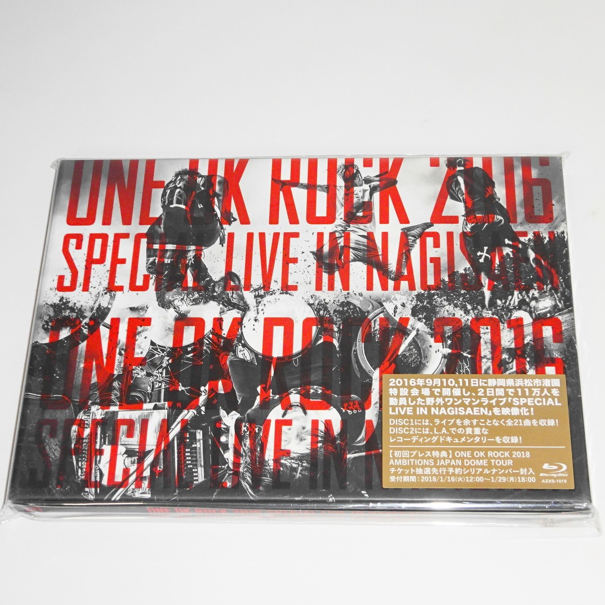 ONE LIVE Blu-ray『ONE OK ROCK 2016 SPECIAL LIVE IN NAGISAEN』 OK