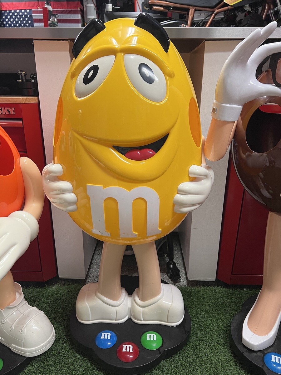 Collector Set of 4 ❤️M&M Life Size Figure Candy Store Display | eBay