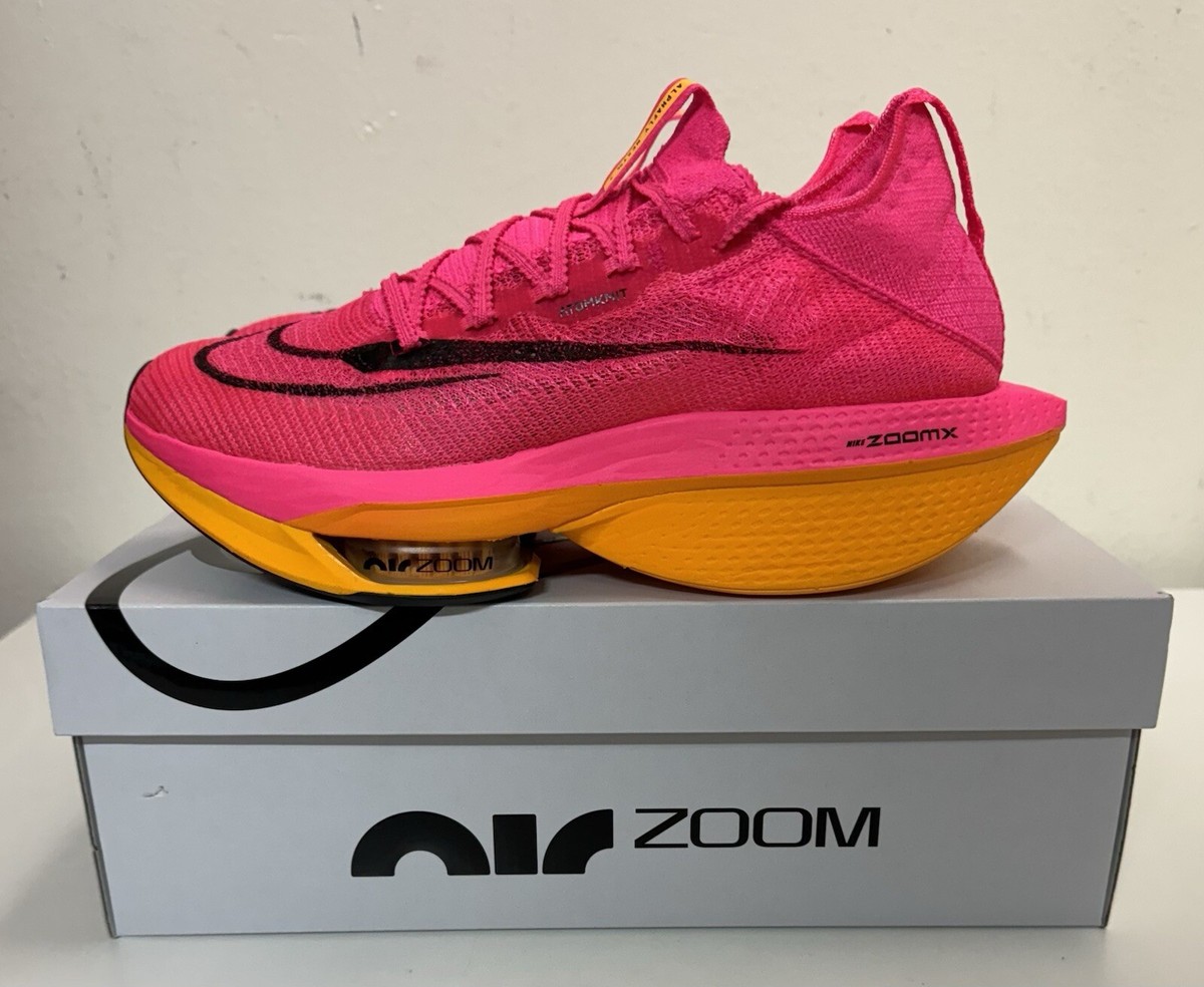 Nike Air Zoom AlphaFly Next% 2 Mens Sz 9.5 Hyper Pink Laser Orange