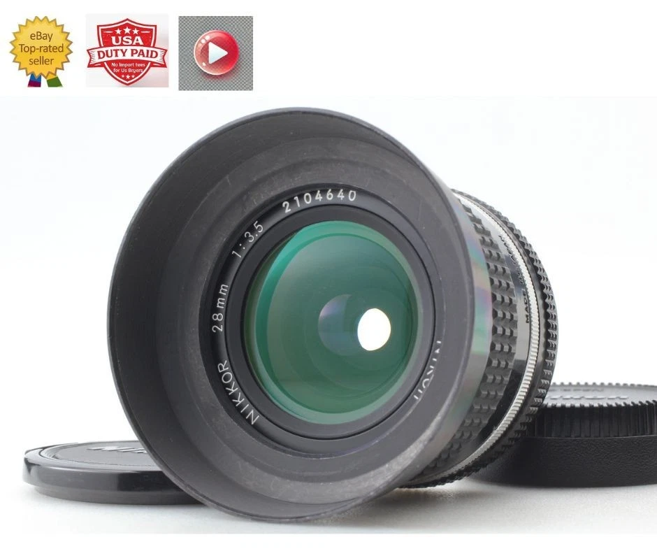Nikon AI-S f/3.5 Camera Lenses 28mm Focal for sale | eBay