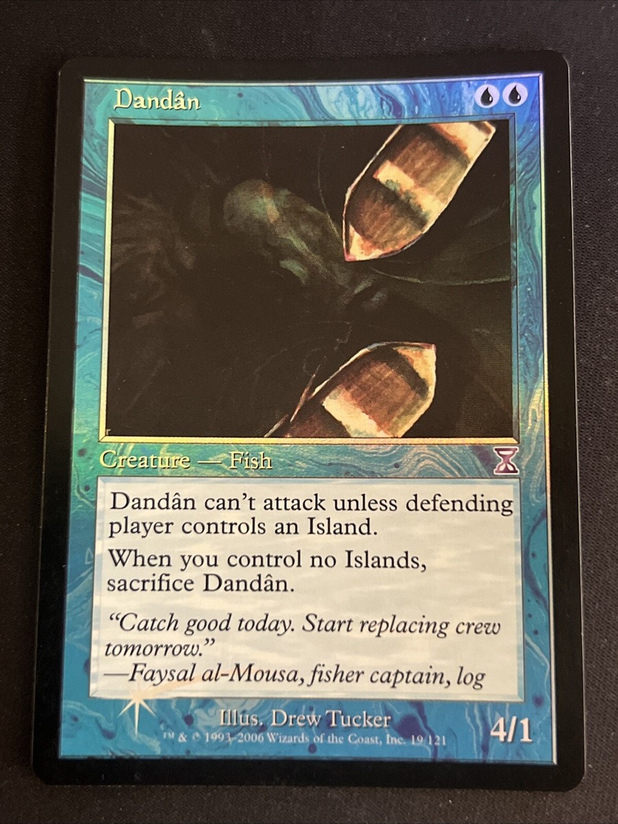 1x Foil Dandan (19) Time Spiral Timeshifted LP MTG Magic the