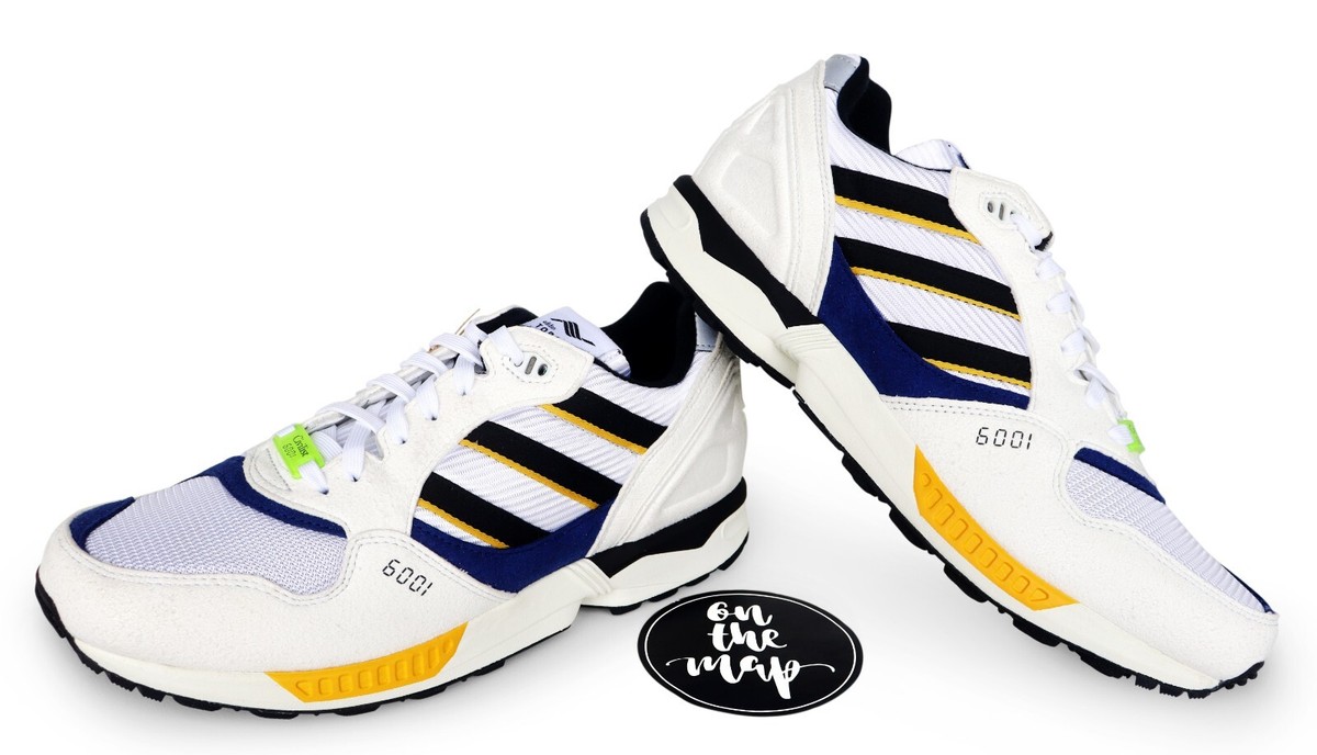 Adidas x Civilist ZX 6001 B Crystal White Blue UK 5 7 8 9 10 11 12