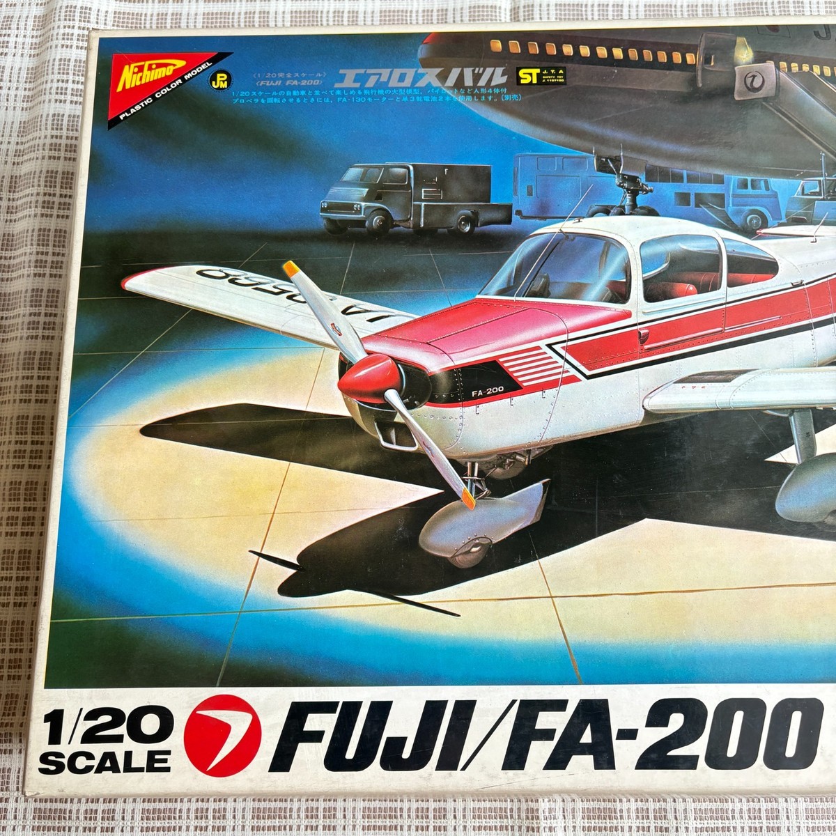 Nichimo Fuji FA-200 Aerosubaru 1/20 Detail Model Kit Motorized In