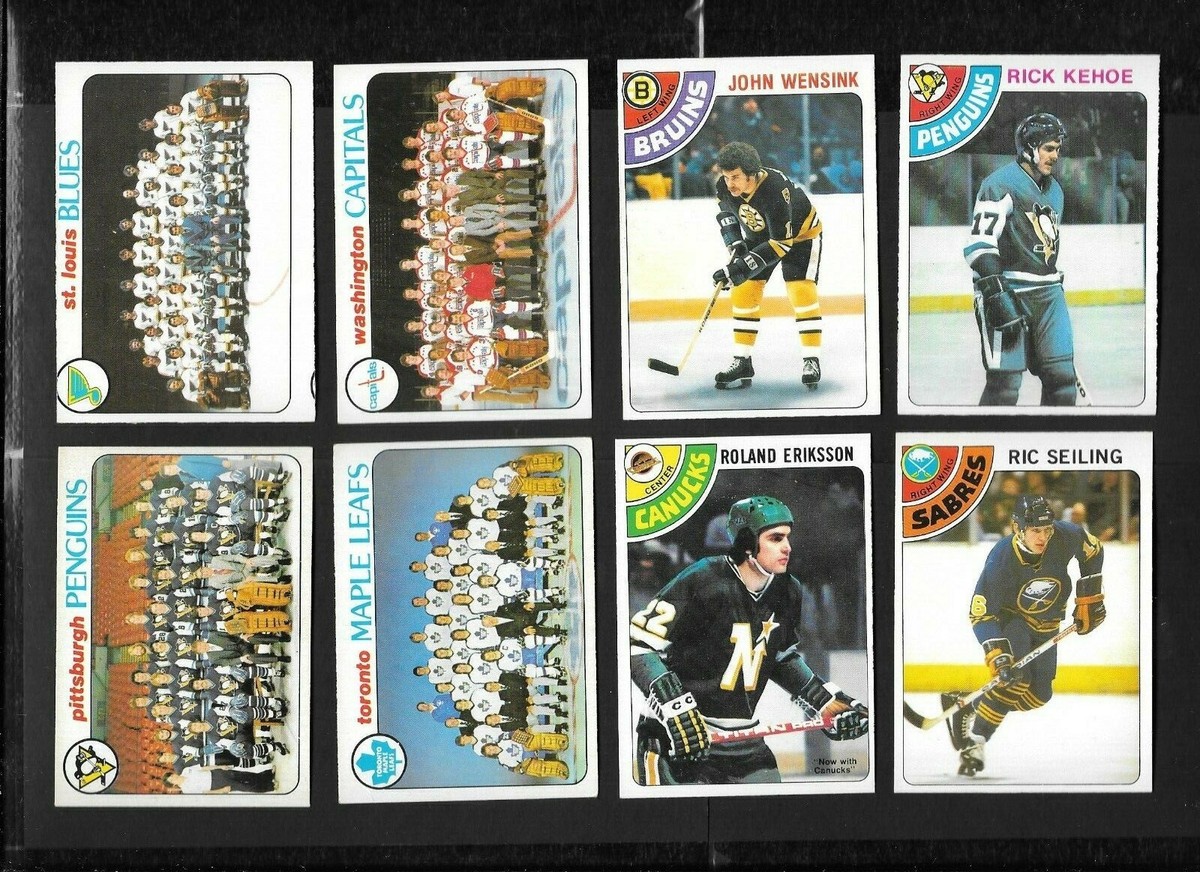 1978-79 OPC 78-79 O PEE CHEE NHL HOCKEY CARD & TEAM CHECKLIST 133