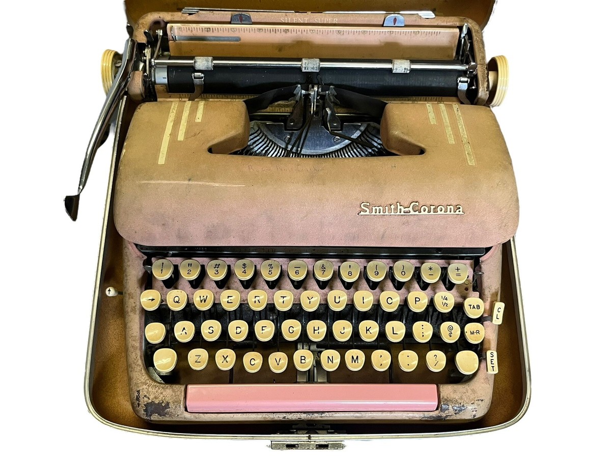 Vintage SMITH CORONA Portable Typewriter Hard Case | eBay