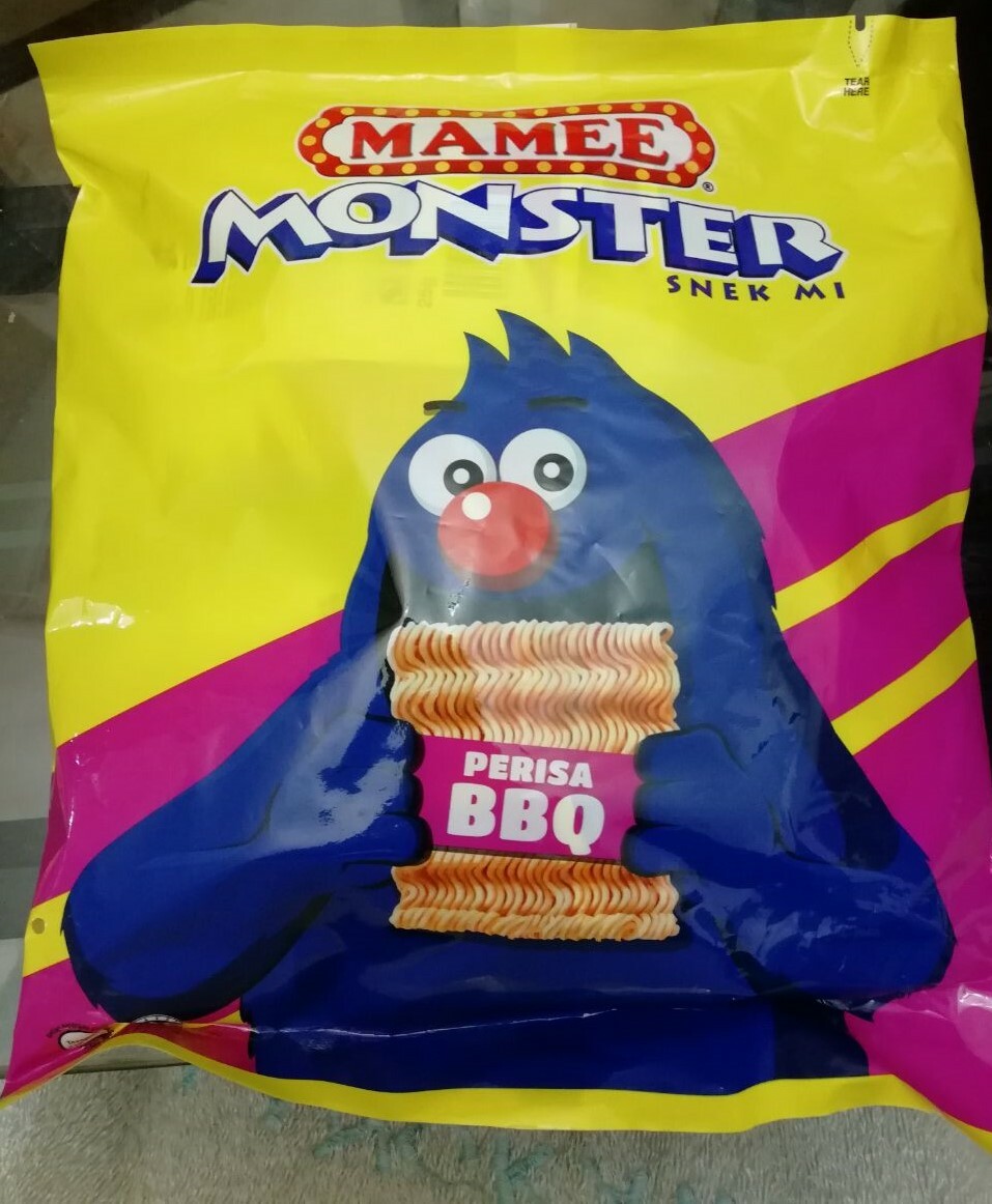 BBQ Mamee Monster 8 x 25 gm | eBay