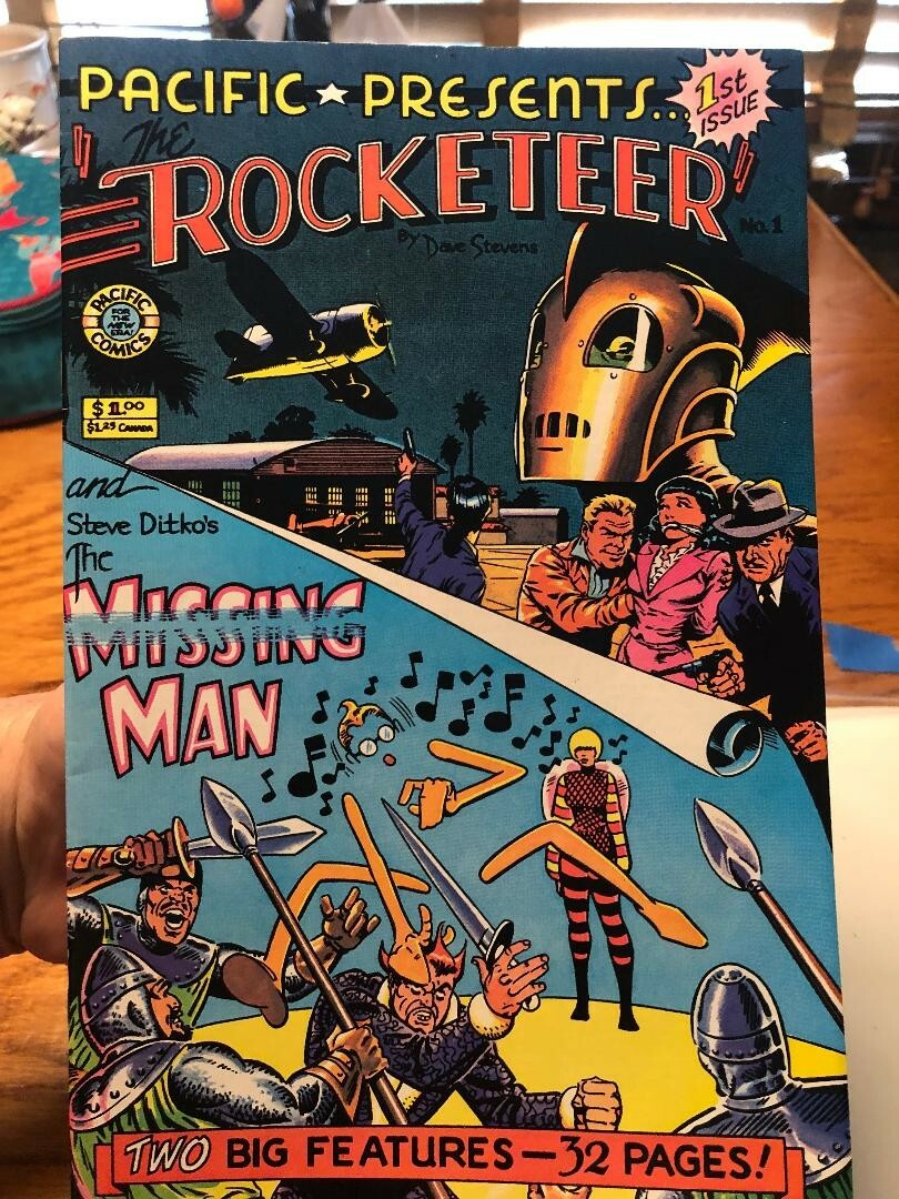 Pacific Comics #1 1982 Pacific Presents The Rocketeer Comic Book