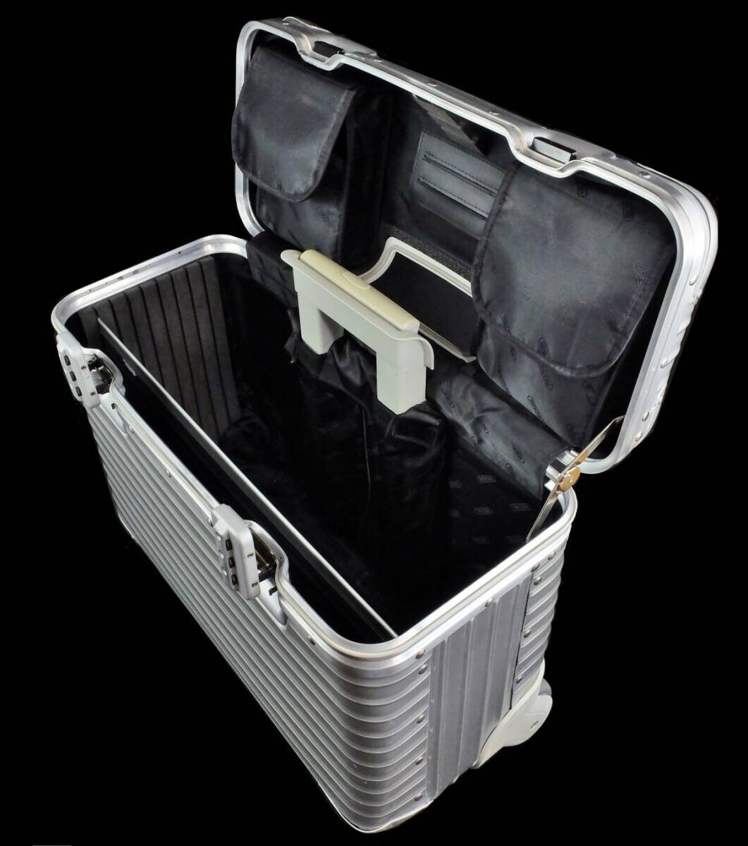 RIMOWA TOPAS 928.50 Vintage Pilot Trolley 2-Wheel 36L Aluminum
