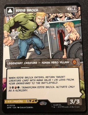 MTG エディ・ブロック/Eddie Brock 英語 ボーダーレス FOIL エディ