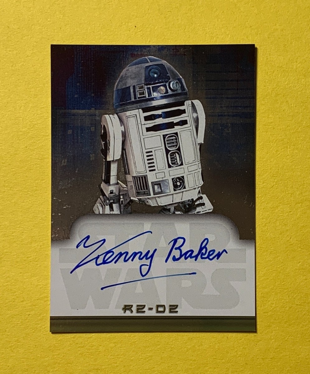 スターウォーズ R2D2 直筆サイン 2001 TOPPS STAR WARS KENNY BAKER
