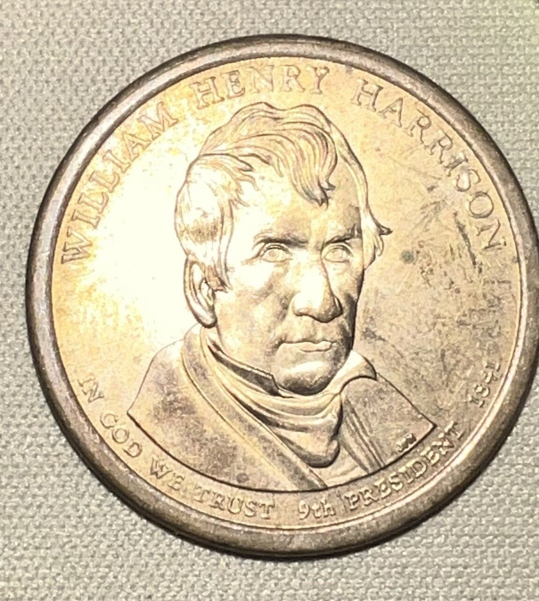 William Henry Harrison 1841 9th President One Dollar Coin | eBay