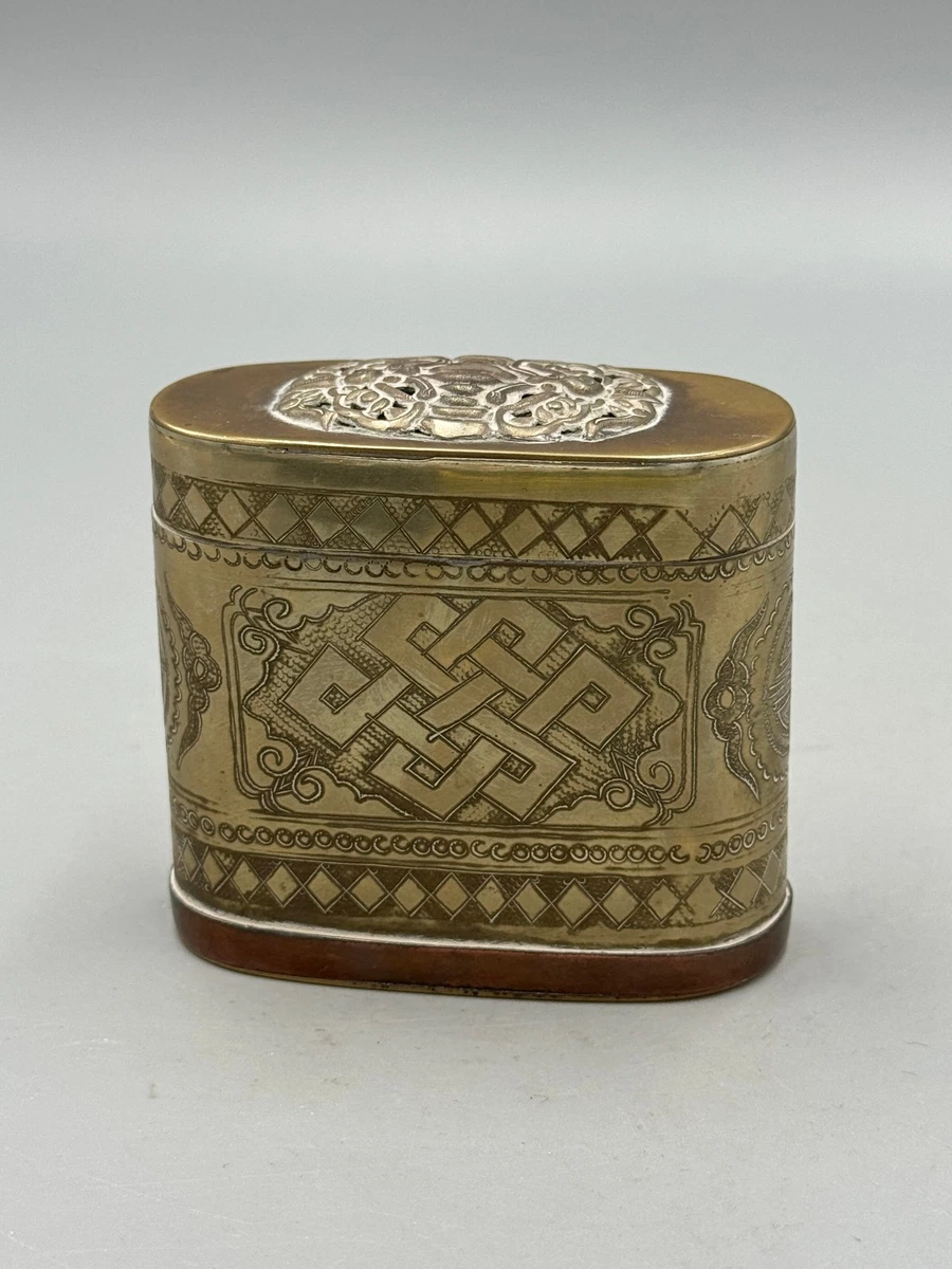 中国古董黄铜盒子1900-1940 | eBay