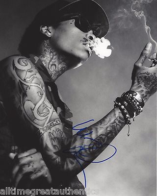 wiz khalifa 直筆サイン入りフォト wiz khalifa 直筆サイン入りフォト