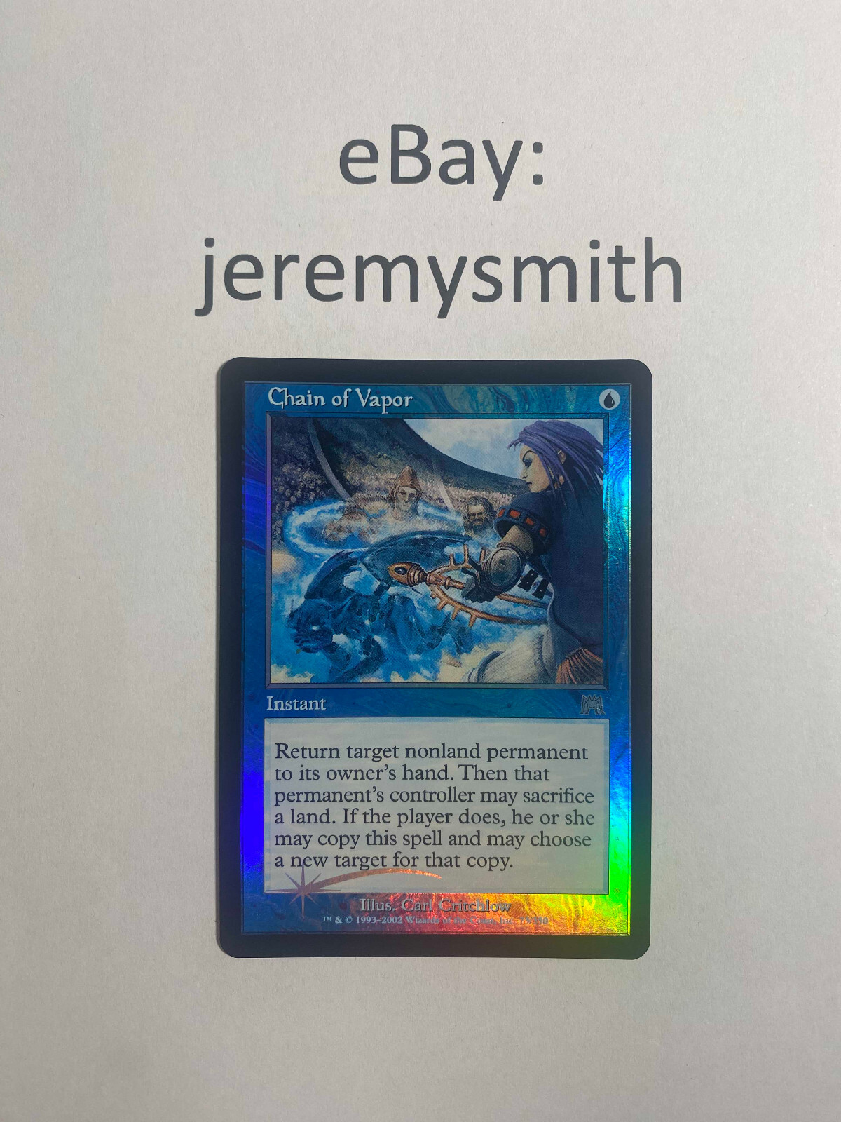 MTG 蒸気の連鎖/Chain of Vapor オンスロート 英語 foil Foil 2枚