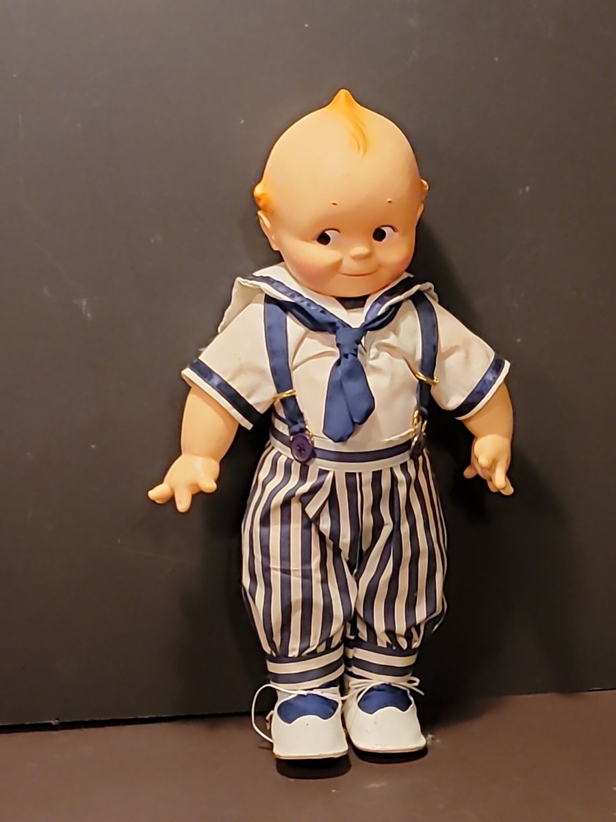 Vintage CAMEO KEWPIE Doll Rubber 11-7-67 Sailor Suit Posable Head