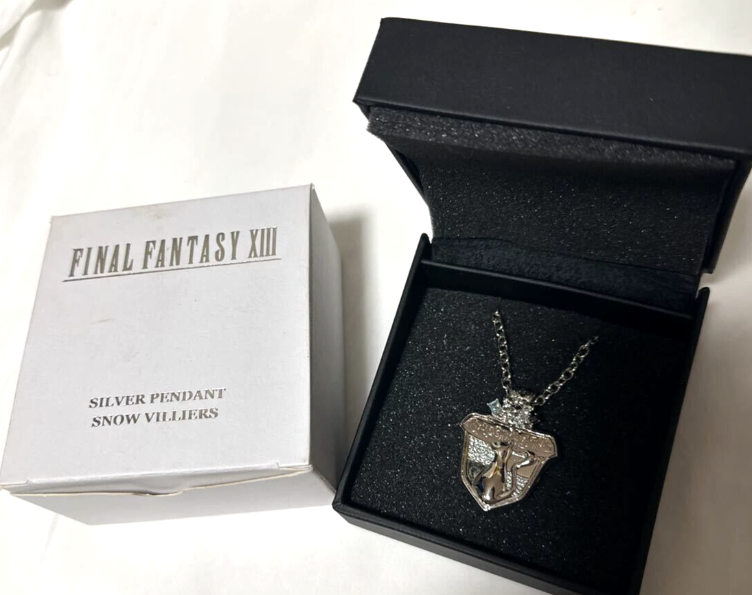 Final Fantasy XIII square Enix Snow Villiers Silver 925 Pendant